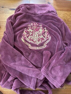 Warner Bros. Harry Potter Plush Maroon Robe with Gold Embroidery